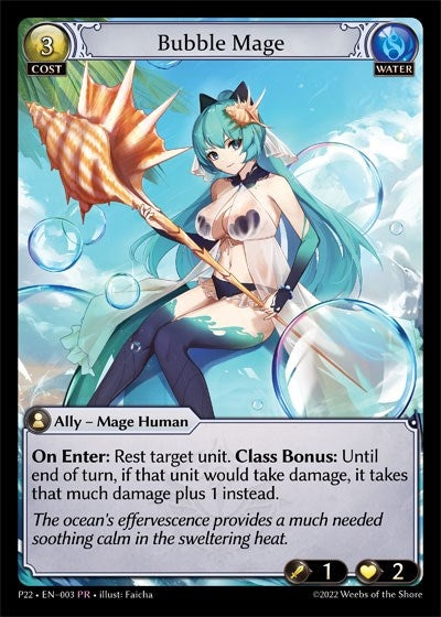 Image for Bubble Mage (003) (Promotional Cards) (P) - Grand Archive TCG