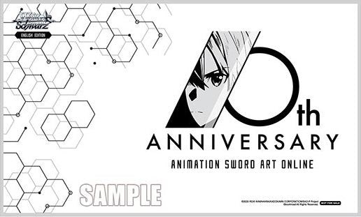Image for Weiss Schwarz Stitched Preorder Playmat - Sword Art Online 10th Anniversary - Playmats