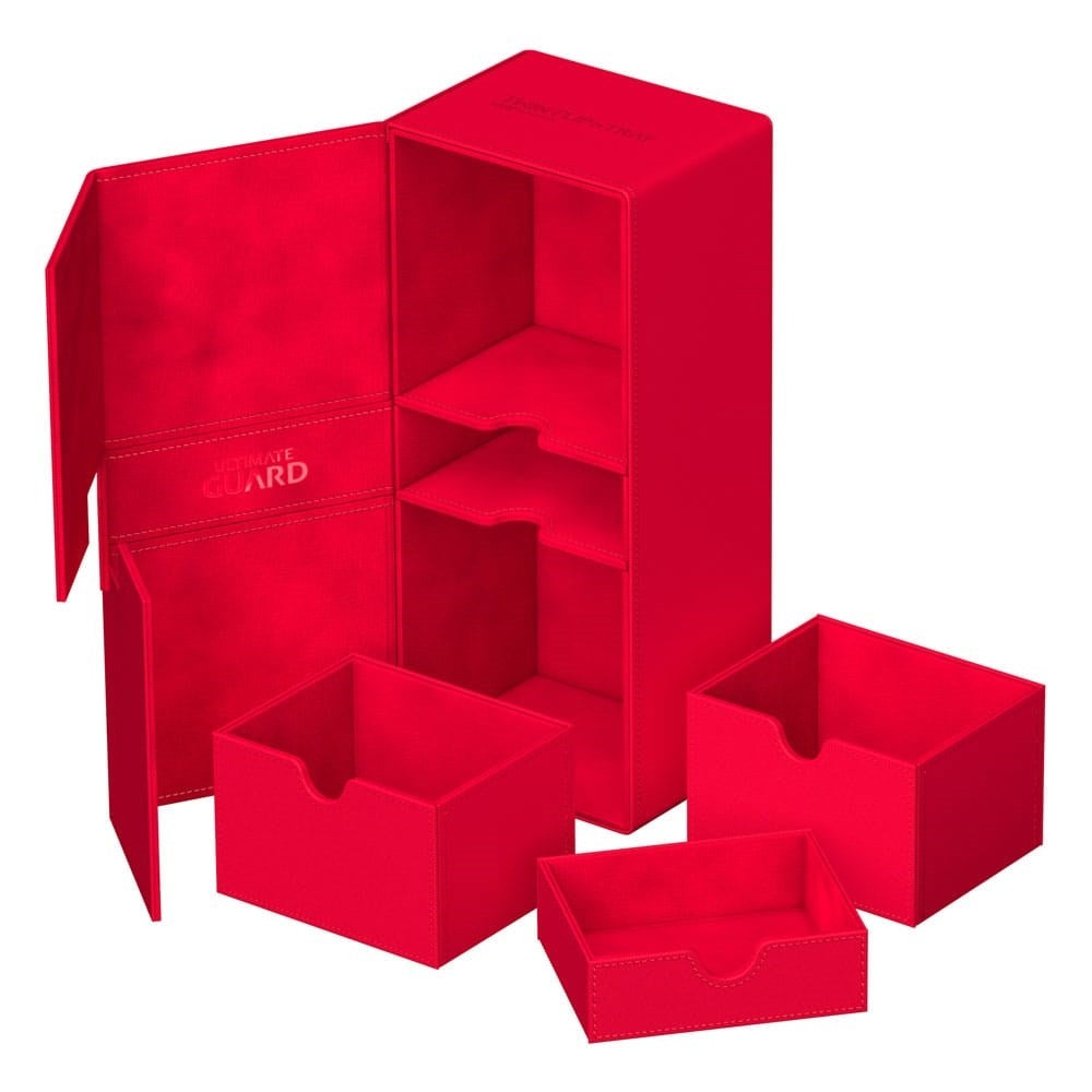 Image for Twin Flip`n`Tray - Red (Holds 266+) - Deck Boxes