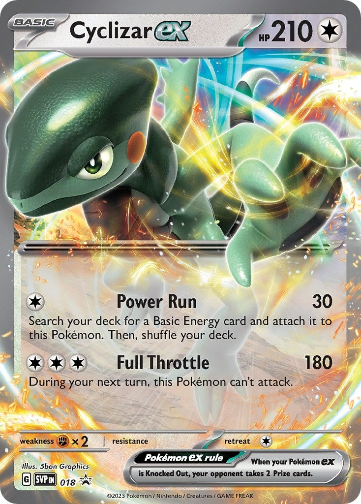Image for Cyclizar ex - 018 (018) (SV: Scarlet & Violet Promo Cards) (SVP) - Pokemon