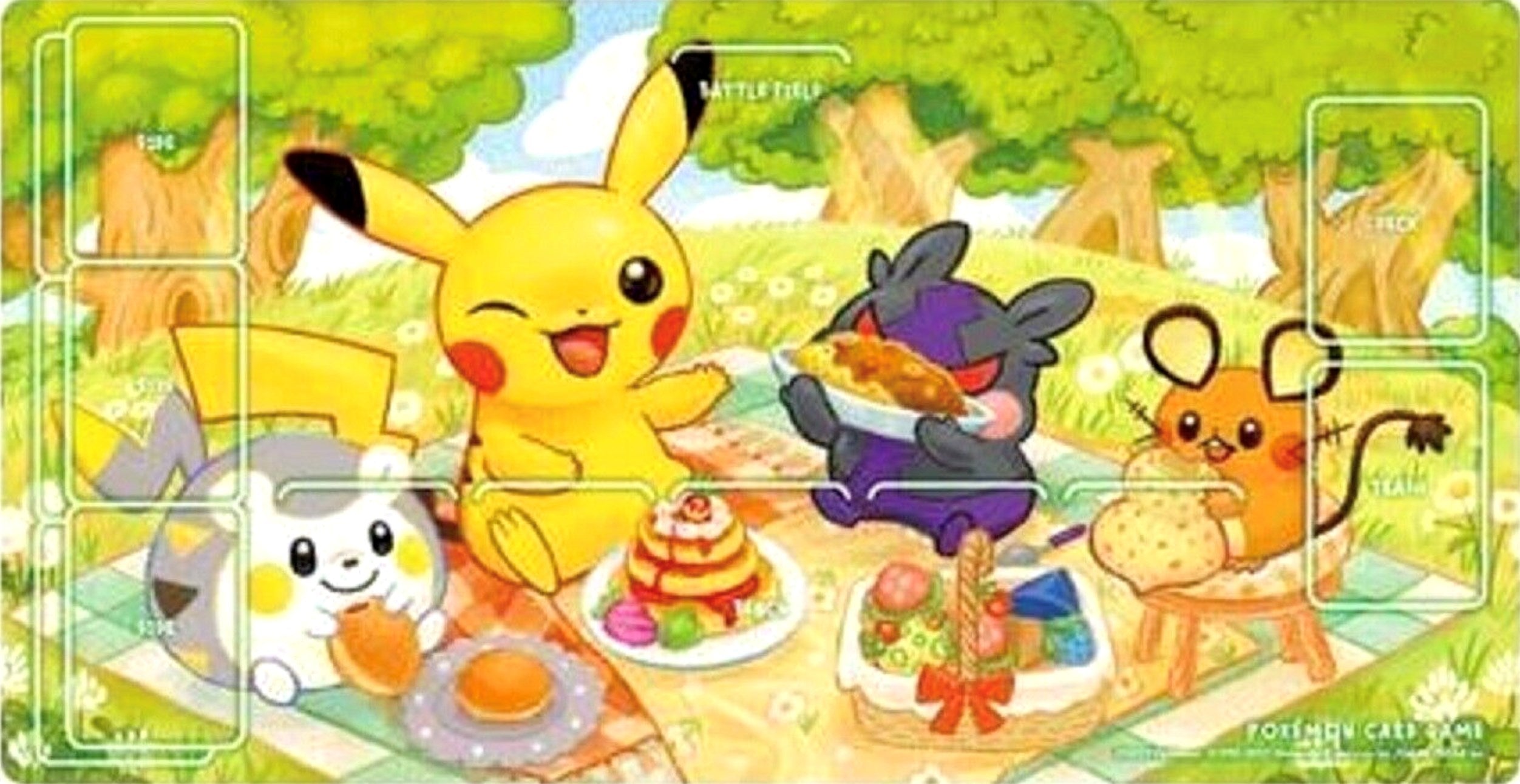 Image for Pokemon TCG: Pokemon Center Japan Exclusive Pikachu and Morpeko Playmat - Playmats