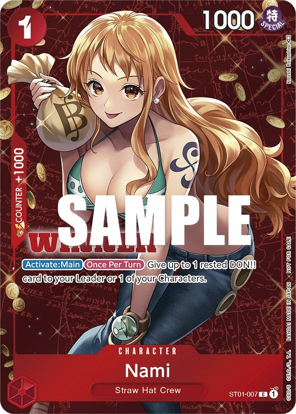 Image for Nami (Tournament Pack Vol. 3) [Winner] (ST01-007) (One Piece Promotion Cards) (OP-PR) - One Piece Card Game