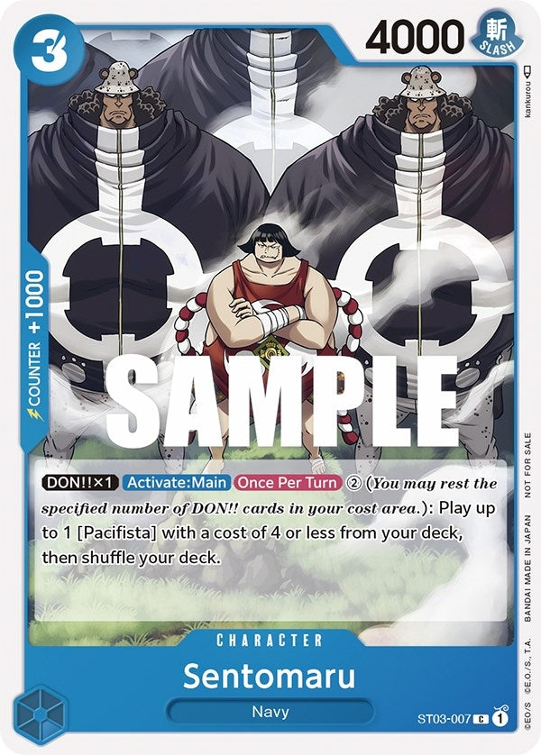Image for Sentomaru (Tournament Pack Vol. 3) [Participant] (ST03-007) (One Piece Promotion Cards) (OP-PR) - One Piece Card Game