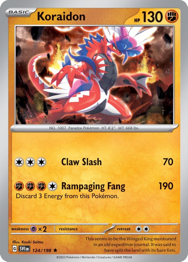Image for Koraidon (124/198) (Deck Exclusives) (PR) - Pokemon