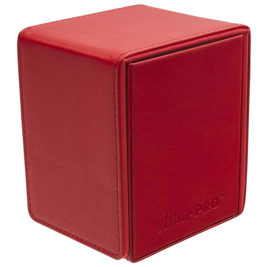 Image for Vivid Alcove Flip Deck Box - Red - Deck Boxes