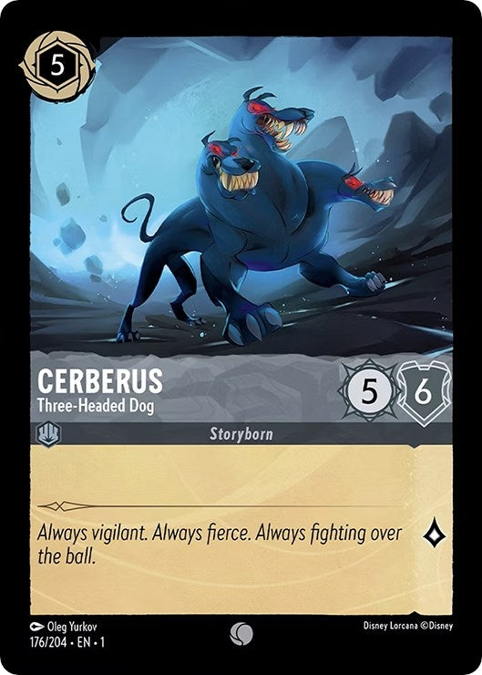 Image for Cerberus - Three-Headed Dog (176/204) (The First Chapter) (1) - Disney Lorcana