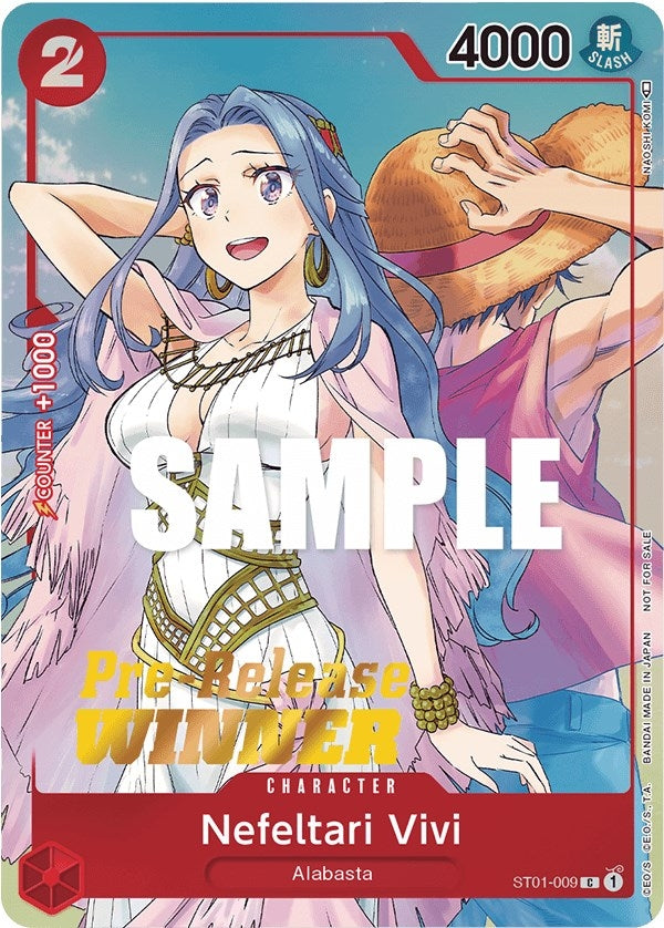 Image for Nefeltari Vivi (OP-03 Pre-Release Tournament) [Winner] (ST01-009) (One Piece Promotion Cards) (OP-PR) - One Piece Card Game