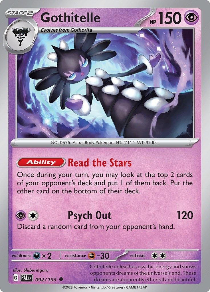 Image for Gothitelle (092/193) (SV02: Paldea Evolved) - Pokemon