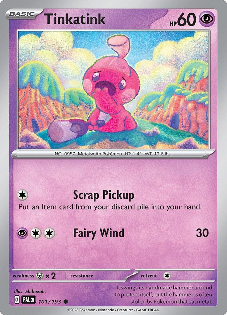 Image for Tinkatink (101/193) (SV02: Paldea Evolved) - Pokemon