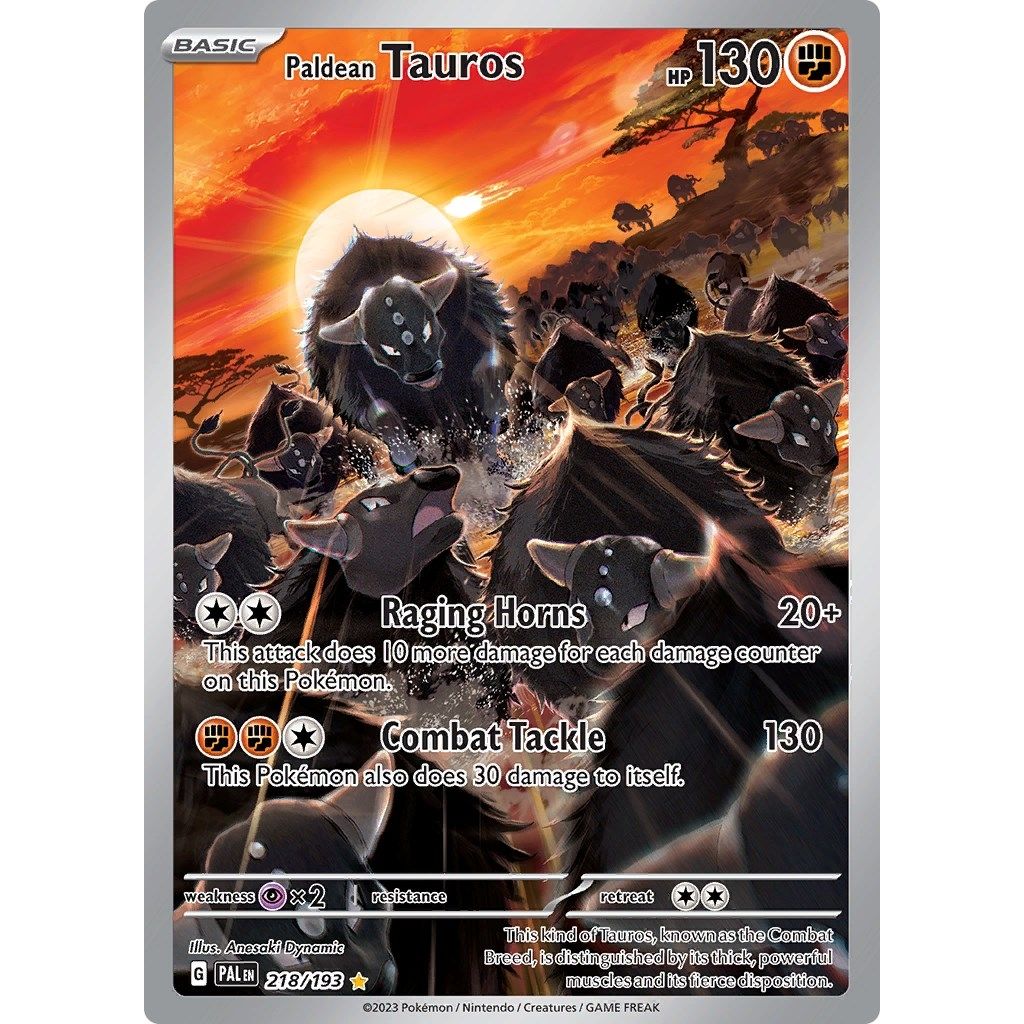 Paldean Tauros (218/193) (SV02: Paldea Evolved) - PokeBox USA