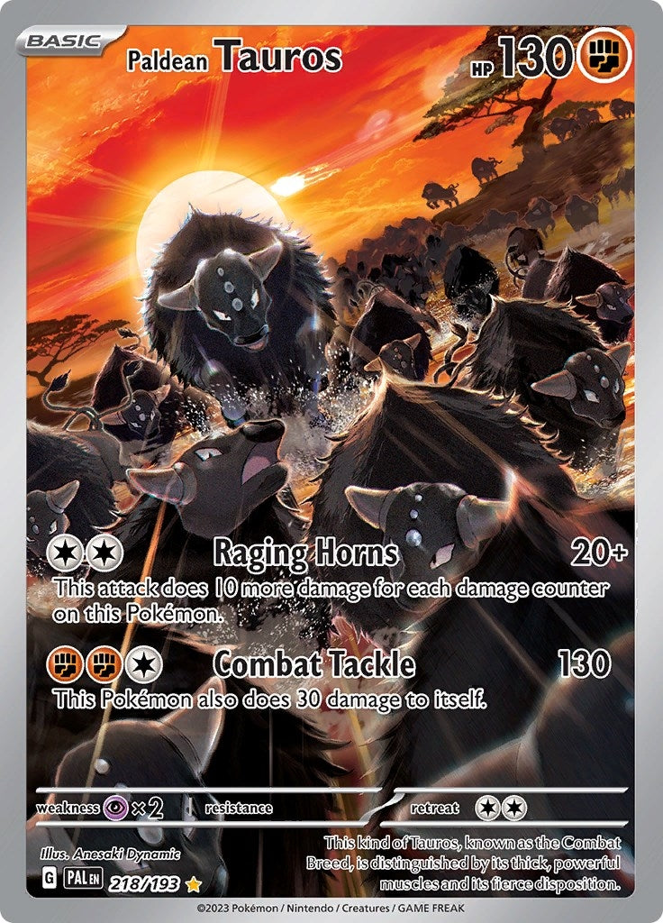 Paldean Tauros (218/193) (SV02: Paldea Evolved)