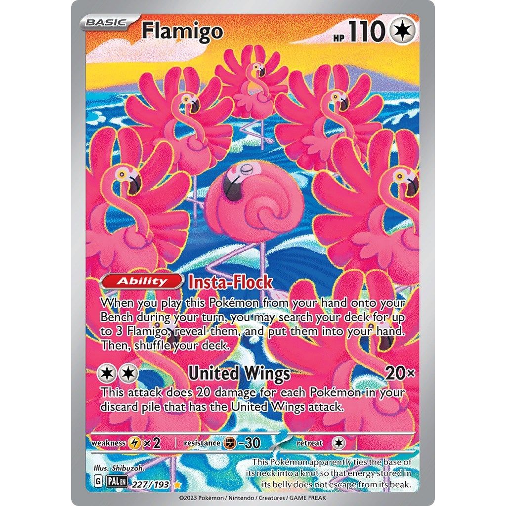 Image for Flamigo (227/193) (SV02: Paldea Evolved) - Pokemon