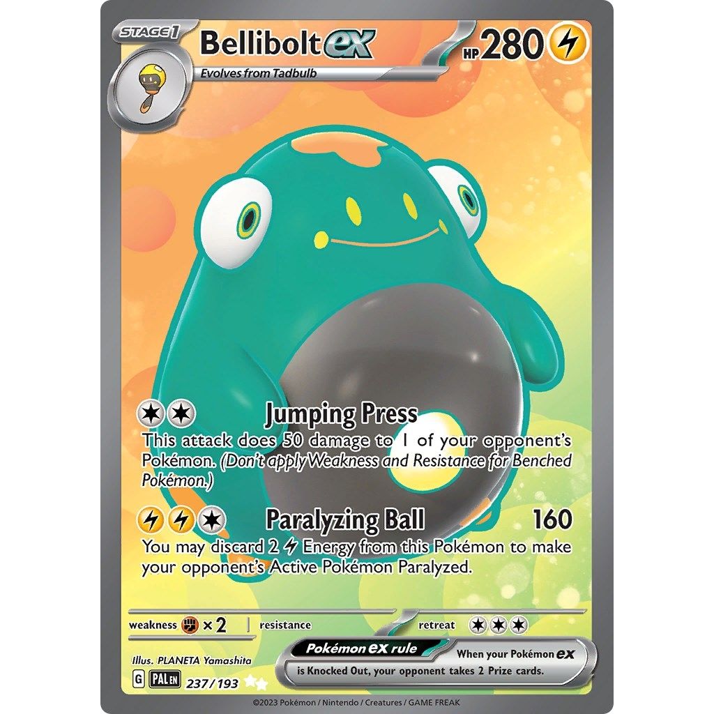 Bellibolt ex (237/193) (SV02: Paldea Evolved) - PokeBox USA