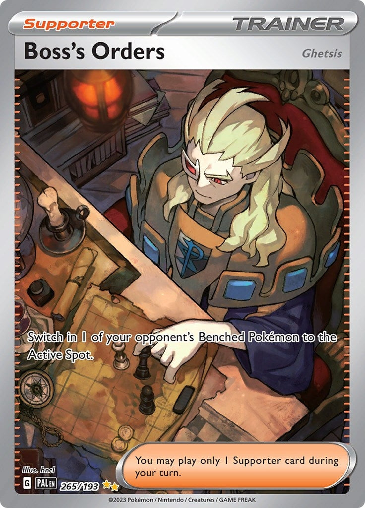 Image for Boss's Orders (265/193) (SV02: Paldea Evolved) - Pokemon