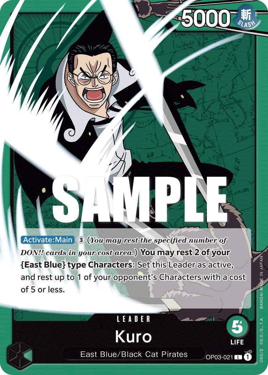 Image for Kuro (OP03-021) (Pillars of Strength) (OP03) - One Piece Card Game