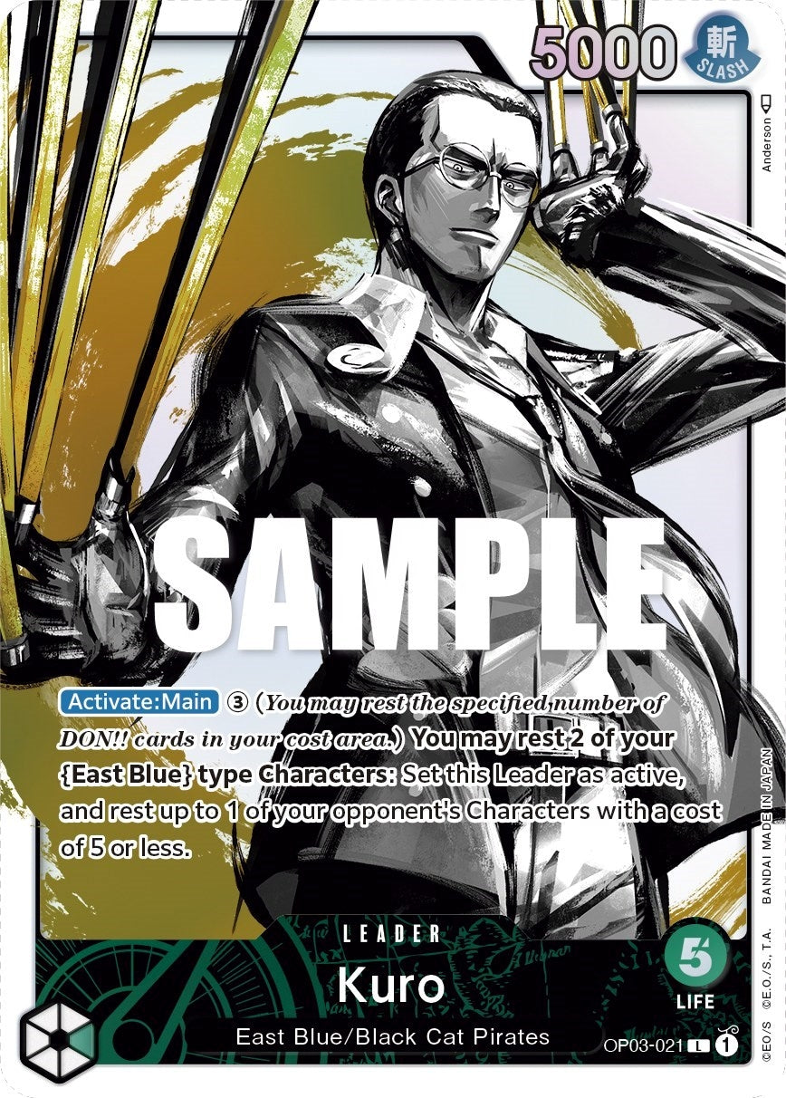 Image for Kuro (Alternate Art) (OP03-021) (Pillars of Strength) (OP03) - One Piece Card Game