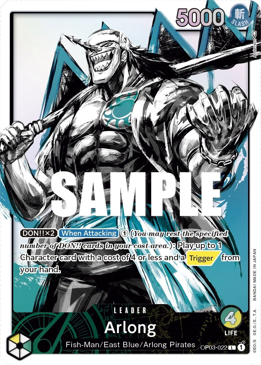 Image for Arlong (Alternate Art) (OP03-022) (Pillars of Strength) (OP03) - One Piece Card Game