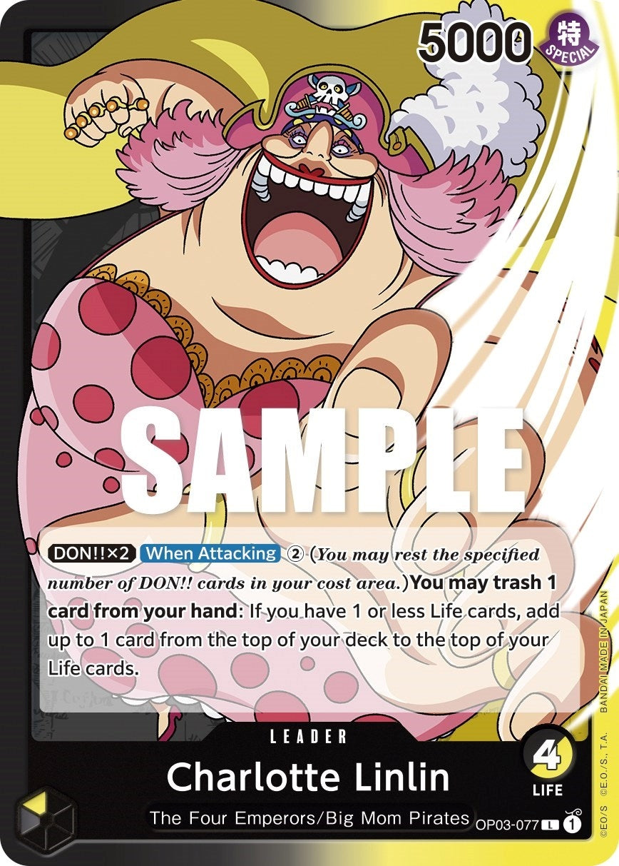 Image for Charlotte Linlin (077) (OP03-077) (Pillars of Strength) (OP03) - One Piece Card Game