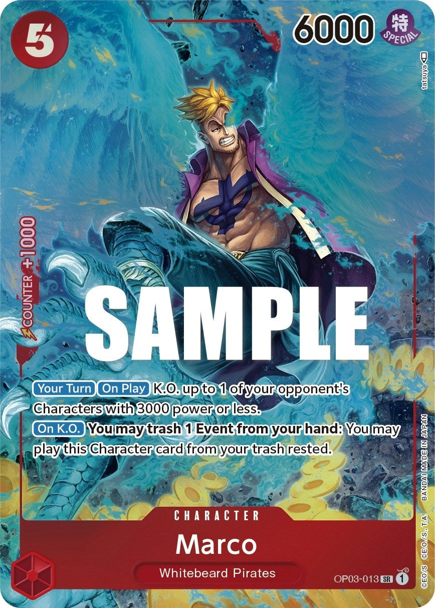 Image for Marco (Alternate Art) (OP03-013) (Pillars of Strength) (OP03) - One Piece Card Game
