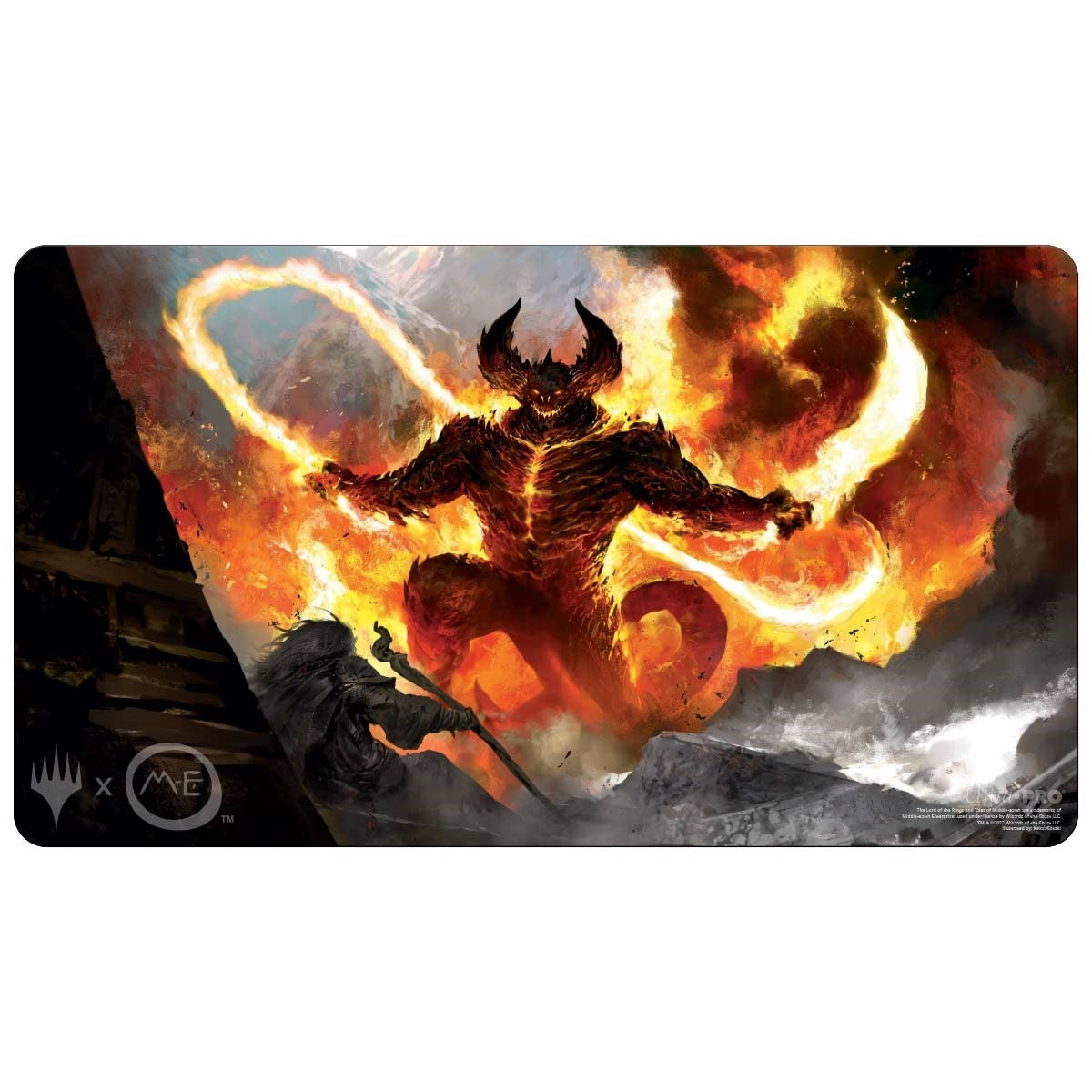 Image for The Lord of the Rings: Tales of Middle-earth The Balrog Standard Gaming Playmat for Magic: The Gathering - Playmats