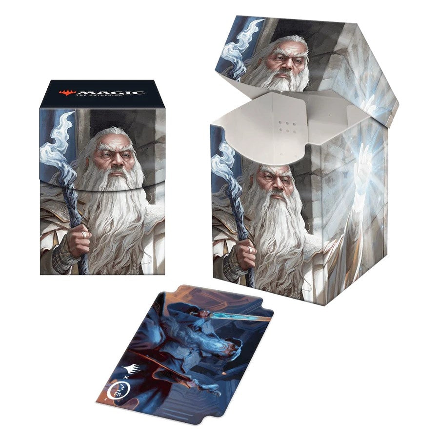 Image for The Lord of the Rings: Tales of Middle-earth Gandalf 100+ Deck Box for Magic: The Gathering - Deck Boxes