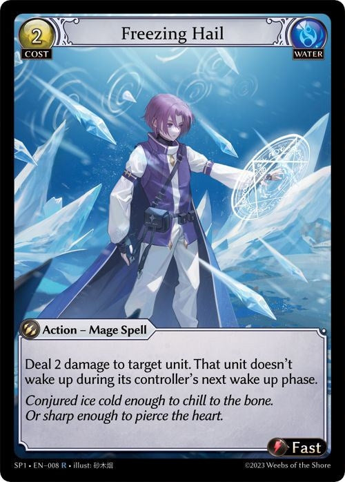 Image for Freezing Hail (008) (Supporter Pack 1) (SP1) - Grand Archive TCG