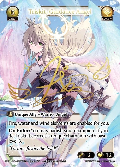 Image for Triskit, Guidance Angel (CSR) (017) (Supporter Pack 1) (SP1) - Grand Archive TCG