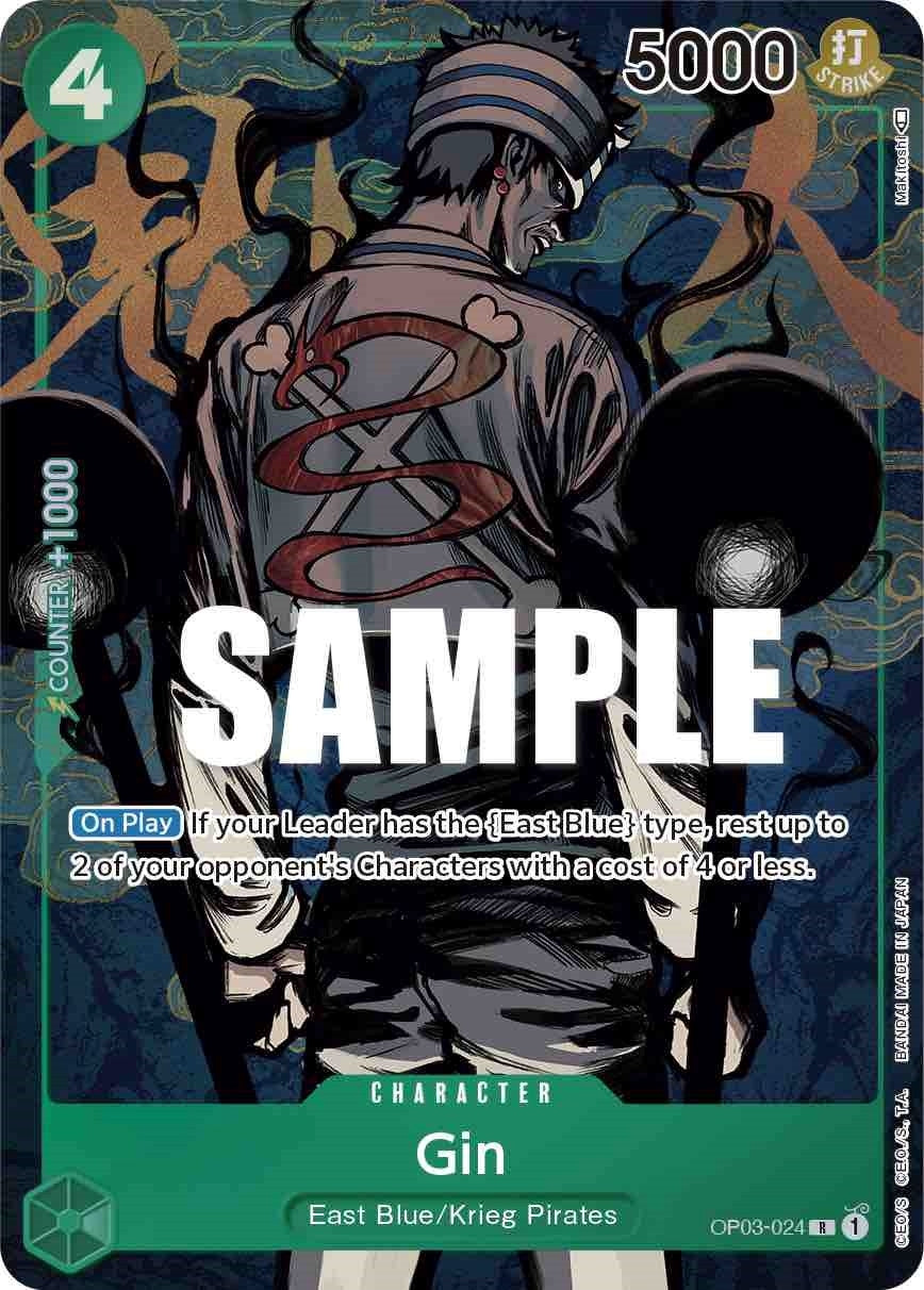 Image for Gin (Alternate Art) (OP03-024) (Pillars of Strength) (OP03) - One Piece Card Game