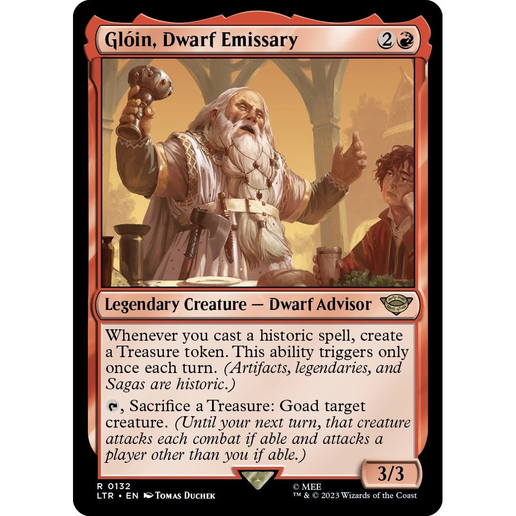 Gloin, Dwarf Emissary (132) (Universes Beyond: The Lord of the Rings: Tales of Middle-earth) - PokeBox USA