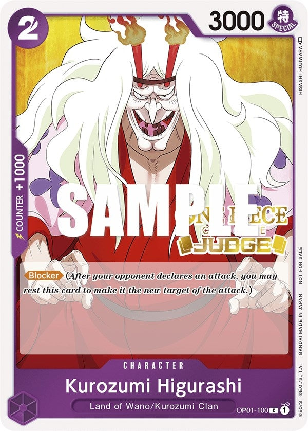 Image for Kurozumi Higurashi (Judge) (OP01-100) (One Piece Promotion Cards) (OP-PR) - One Piece Card Game
