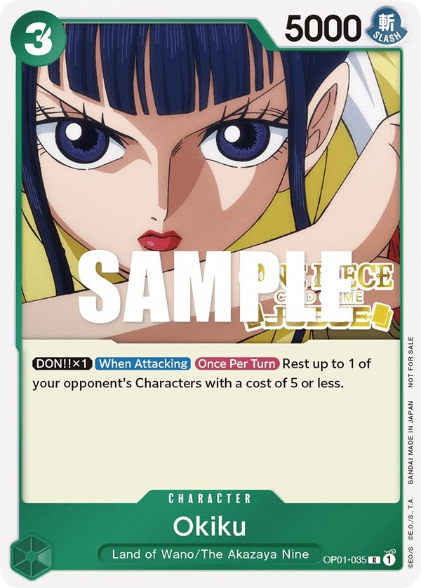 Image for Okiku (Judge) (OP01-035) (One Piece Promotion Cards) (OP-PR) - One Piece Card Game