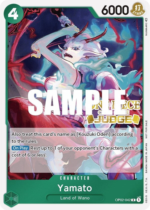 Image for Yamato (Judge) (OP02-042) (One Piece Promotion Cards) (OP-PR) - One Piece Card Game
