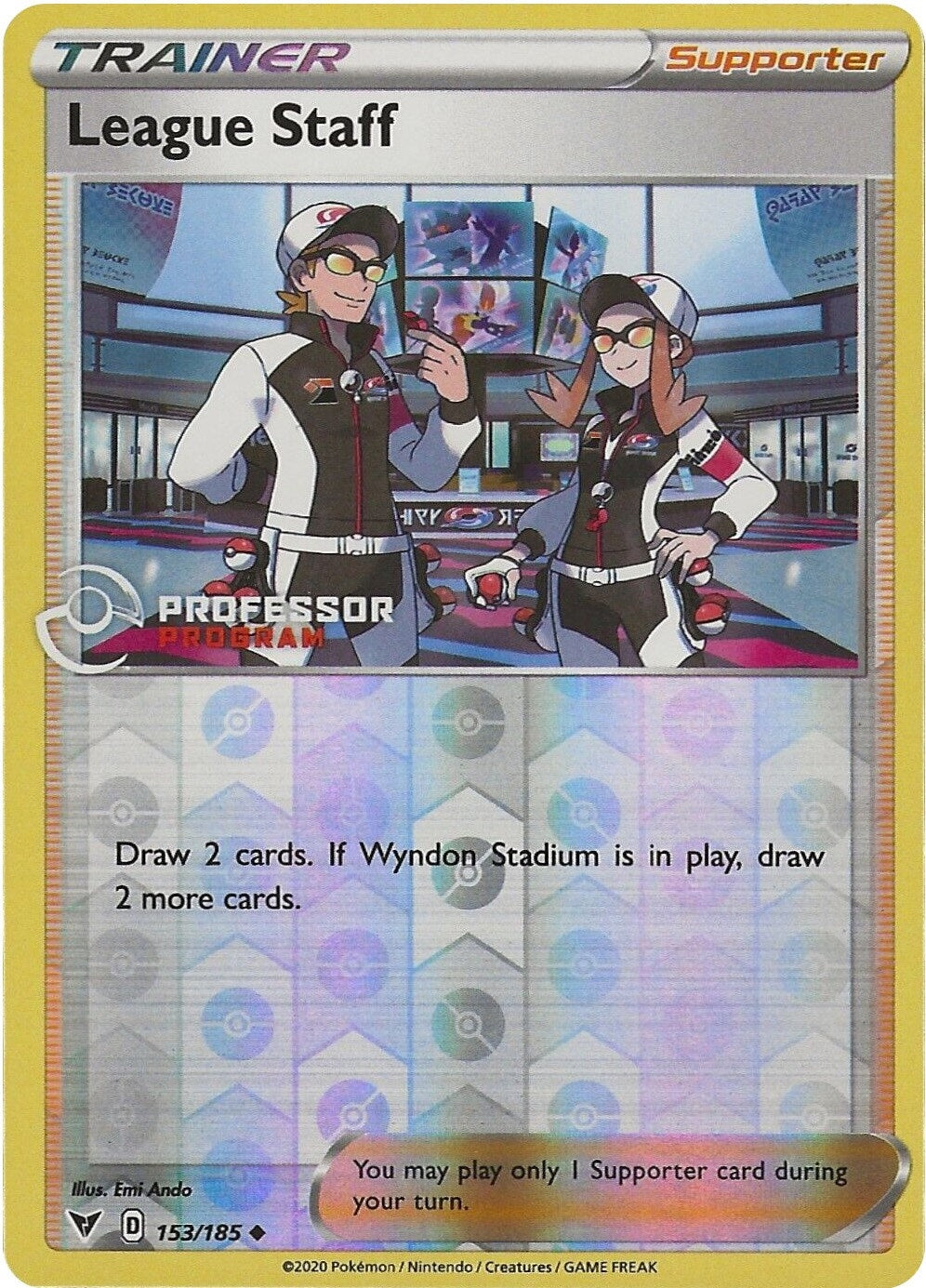 Image for League Staff (153/185) (Professor Program Promos) (PPP) - Pokemon