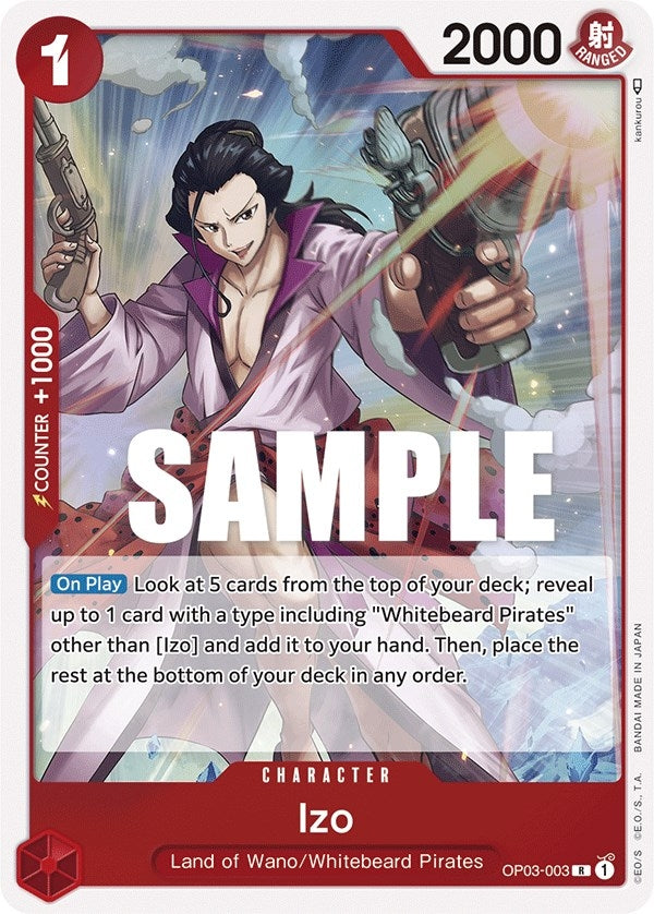 Image for Izo (OP03-003) (Pillars of Strength) (OP03) - One Piece Card Game