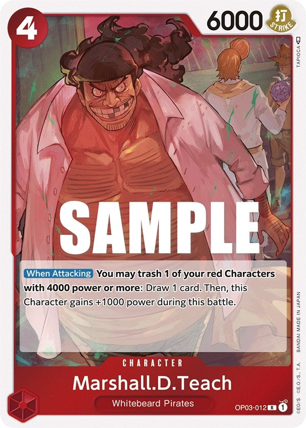 Image for Marshall.D.Teach (OP03-012) (Pillars of Strength) (OP03) - One Piece Card Game