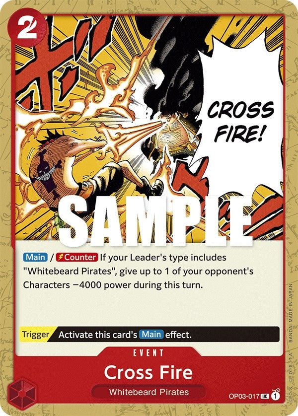 Image for Cross Fire (OP03-017) (Pillars of Strength) (OP03) - One Piece Card Game
