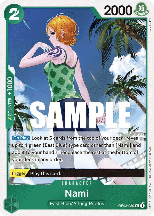 Image for Nami (030) (OP03-030) (Pillars of Strength) (OP03) - One Piece Card Game