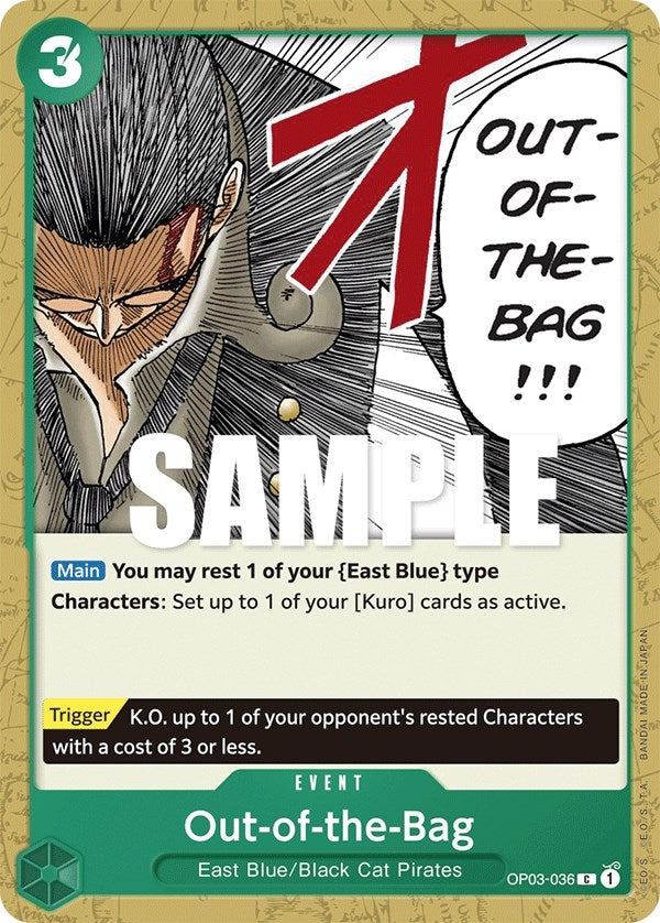 Image for Out-of-the-Bag (OP03-036) (Pillars of Strength) (OP03) - One Piece Card Game