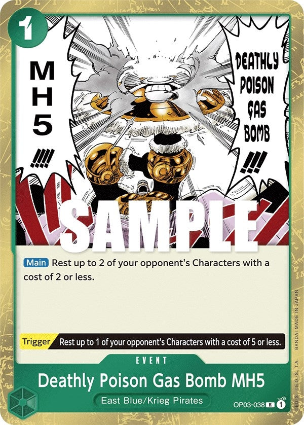 Image for Deathly Poison Gas Bomb MH5 (OP03-038) (Pillars of Strength) (OP03) - One Piece Card Game