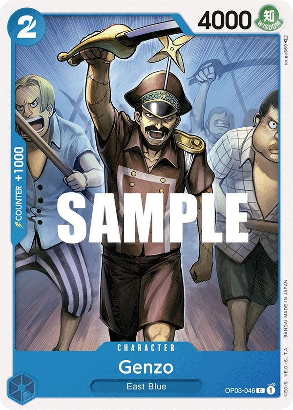 Image for Genzo (OP03-046) (Pillars of Strength) (OP03) - One Piece Card Game