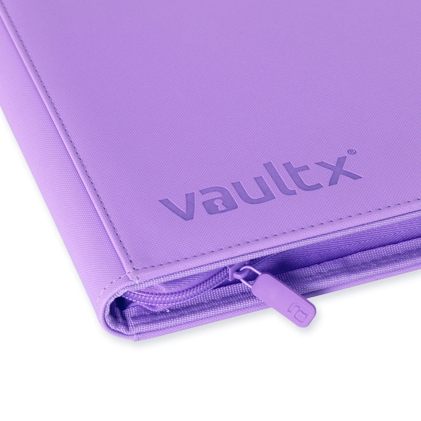 Vaultx - 9-Pocket Exo-Tec® Zip Binder - Just Purple