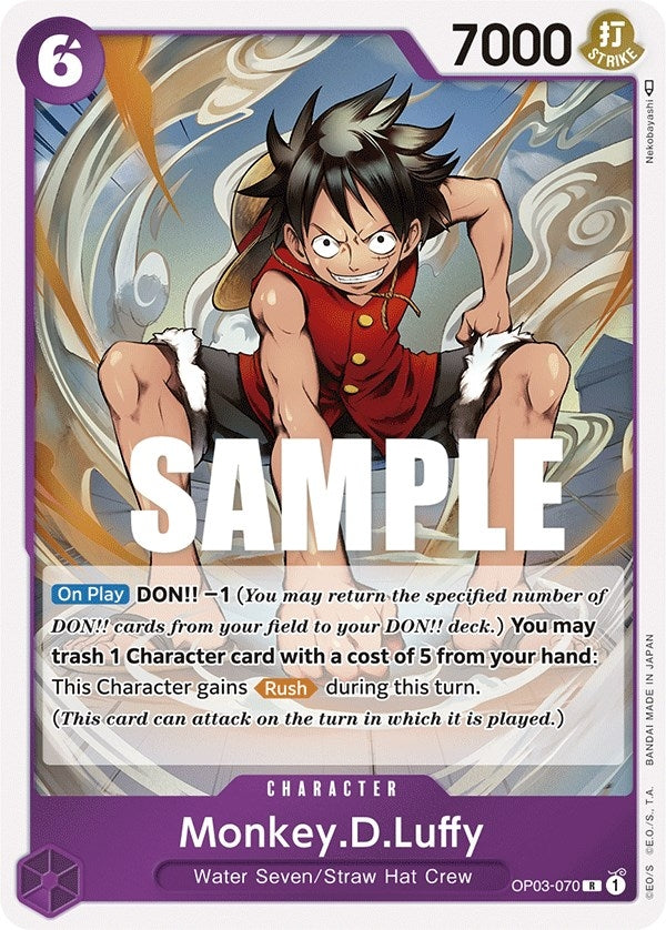 Image for Monkey.D.Luffy (OP03-070) (Pillars of Strength) (OP03) - One Piece Card Game