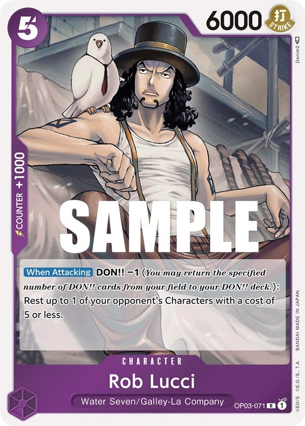 Image for Rob Lucci (071) (OP03-071) (Pillars of Strength) (OP03) - One Piece Card Game
