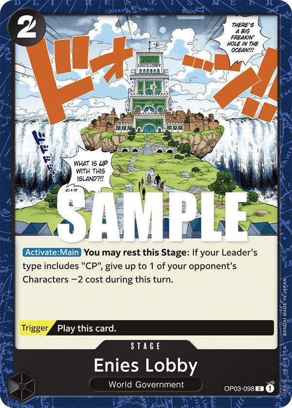 Image for Enies Lobby (OP03-098) (Pillars of Strength) (OP03) - One Piece Card Game