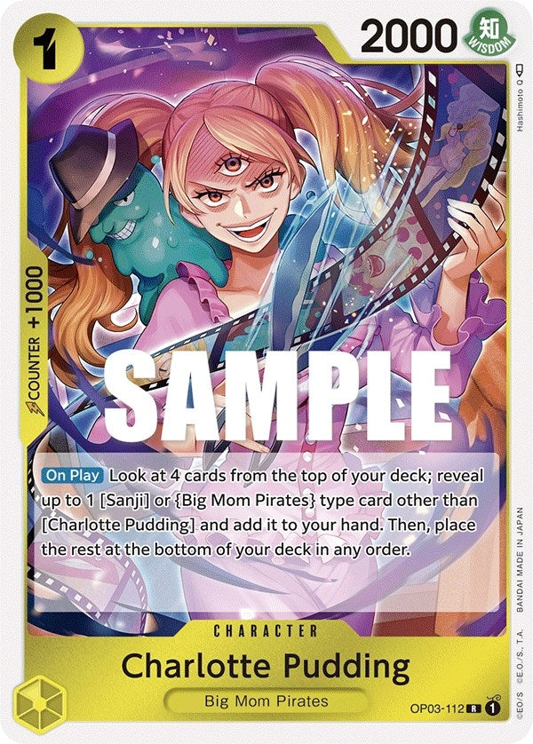 Image for Charlotte Pudding (OP03-112) (Pillars of Strength) (OP03) - One Piece Card Game