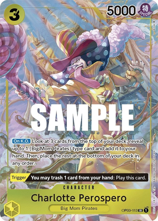 Image for Charlotte Perospero (Alternate Art) (OP03-113) (Pillars of Strength) (OP03) - One Piece Card Game