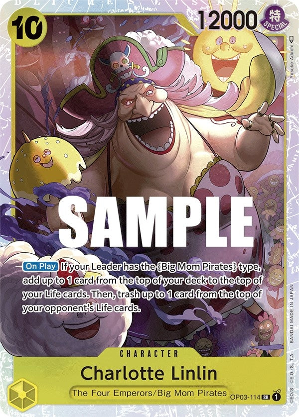 Image for Charlotte Linlin (114) (OP03-114) (Pillars of Strength) (OP03) - One Piece Card Game