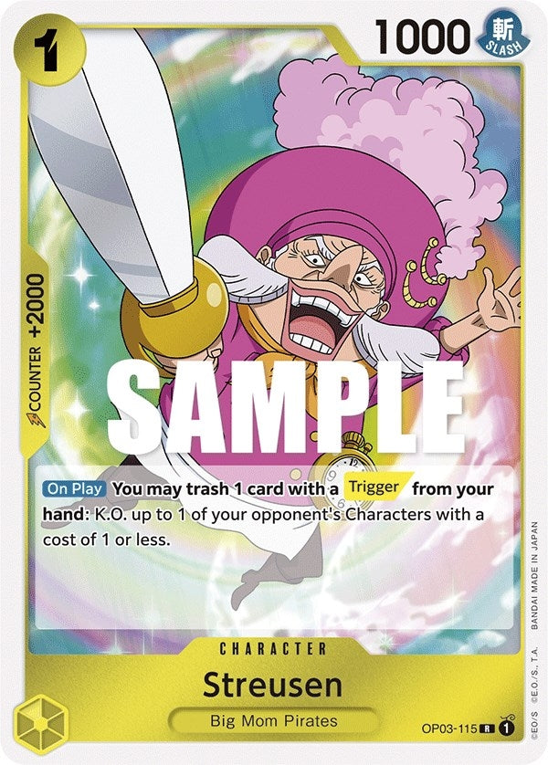 Image for Streusen (OP03-115) (Pillars of Strength) (OP03) - One Piece Card Game