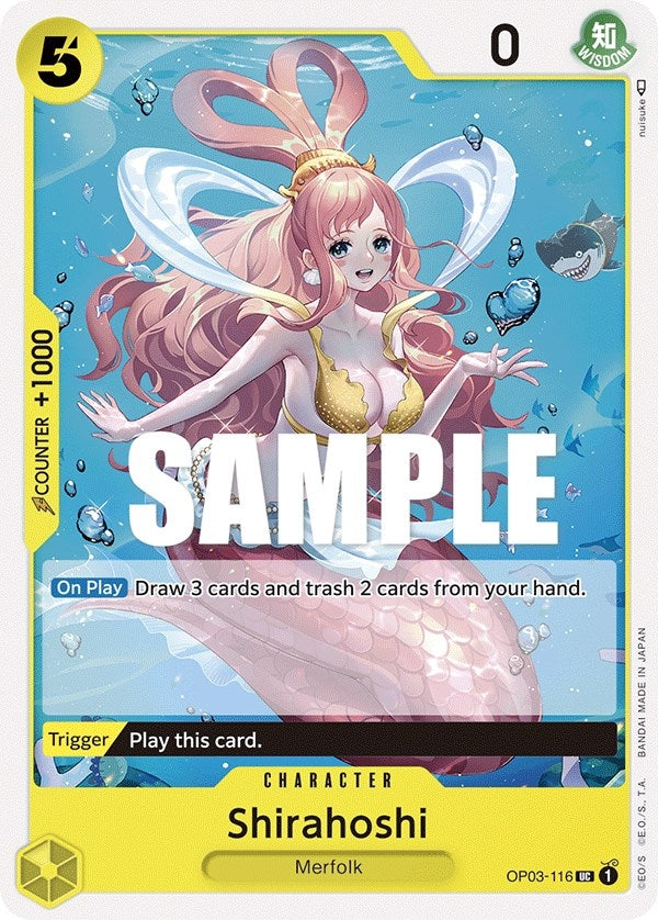 Image for Shirahoshi (OP03-116) (Pillars of Strength) (OP03) - One Piece Card Game
