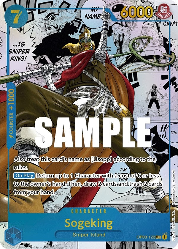 Image for Sogeking (Alternate Art) (Manga) (OP03-122) (Pillars of Strength) (OP03) - One Piece Card Game